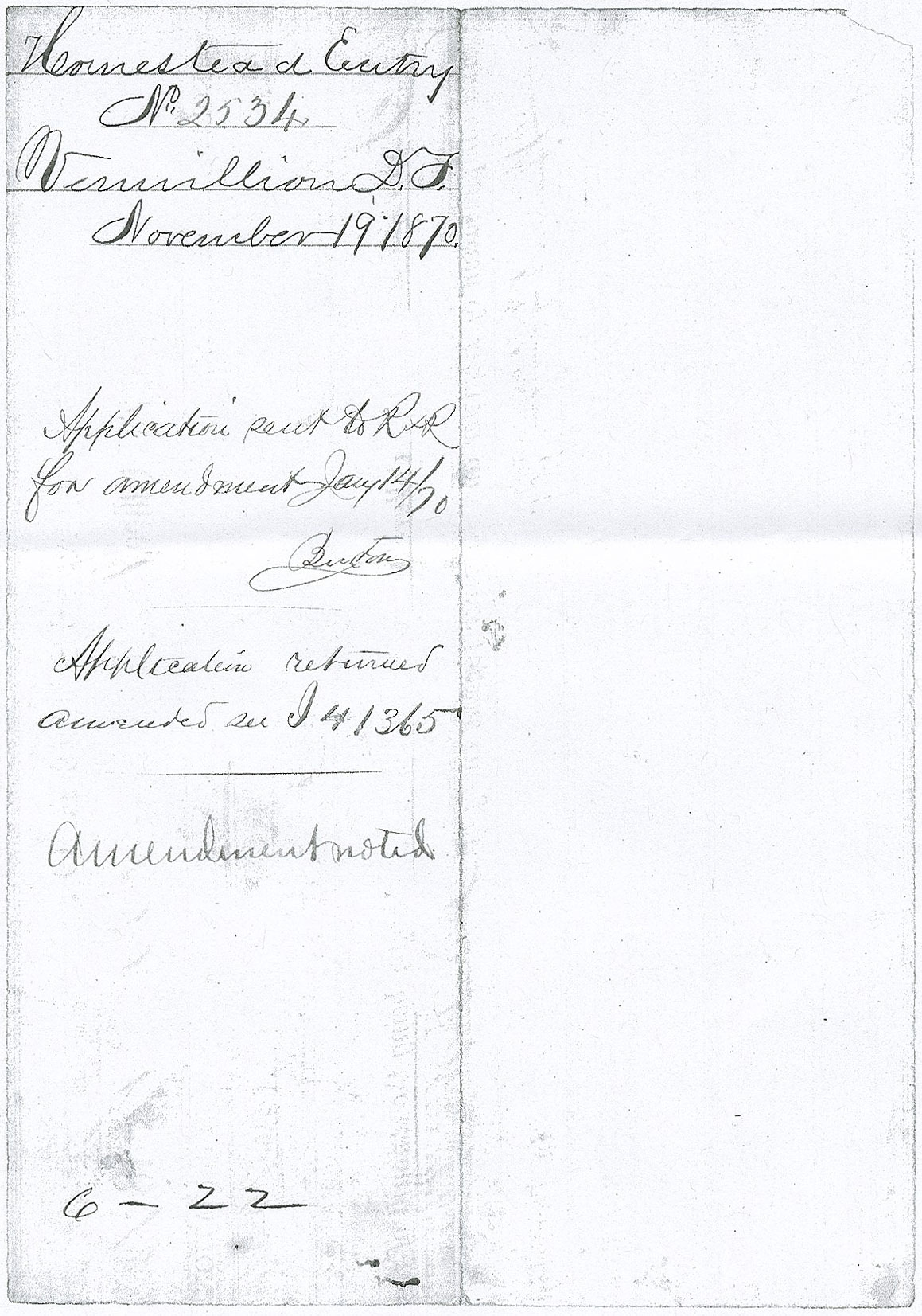 Sievert Berg’s Homestead Case File